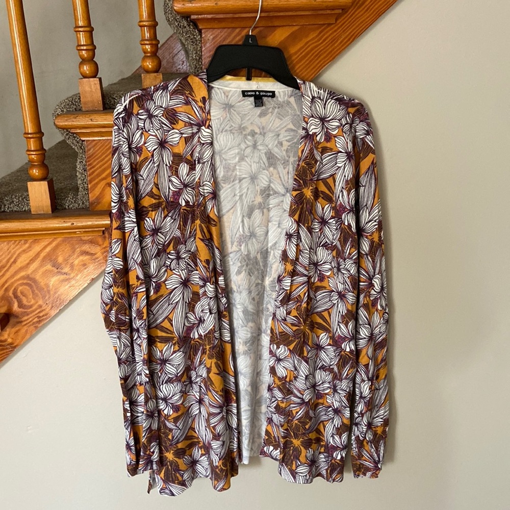 Floral cardigan